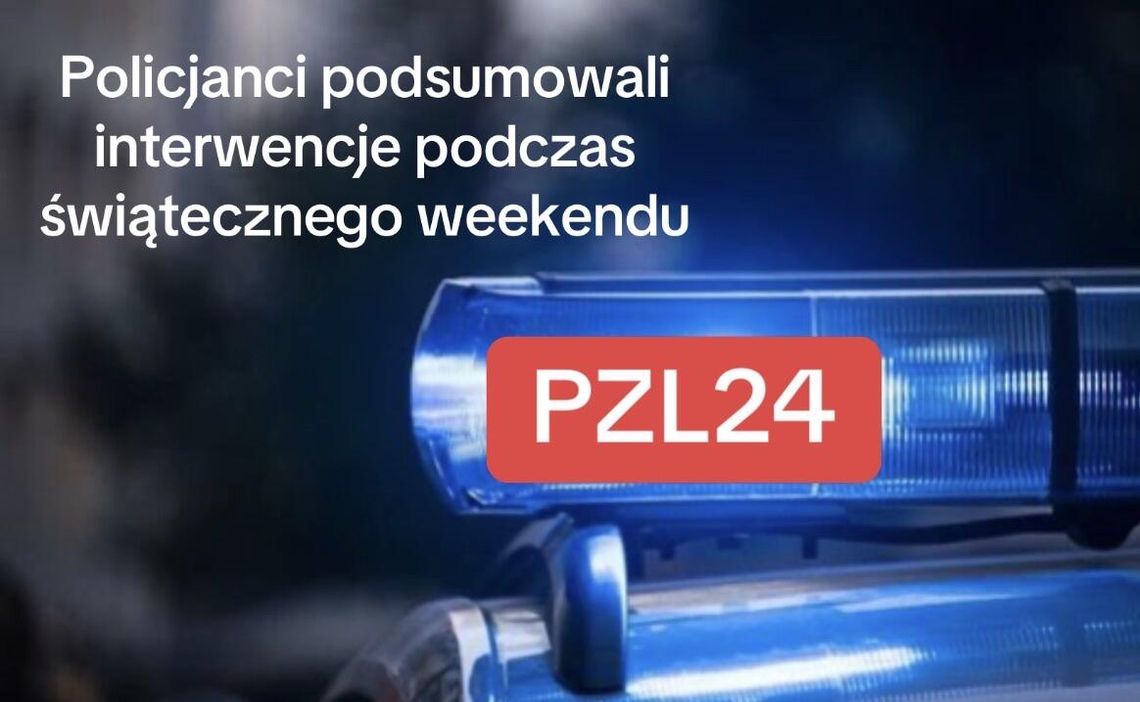 Świąteczny weekend pod kontrolą służb. Spokojnie na drogach, interwencje w domach i zatrzymania