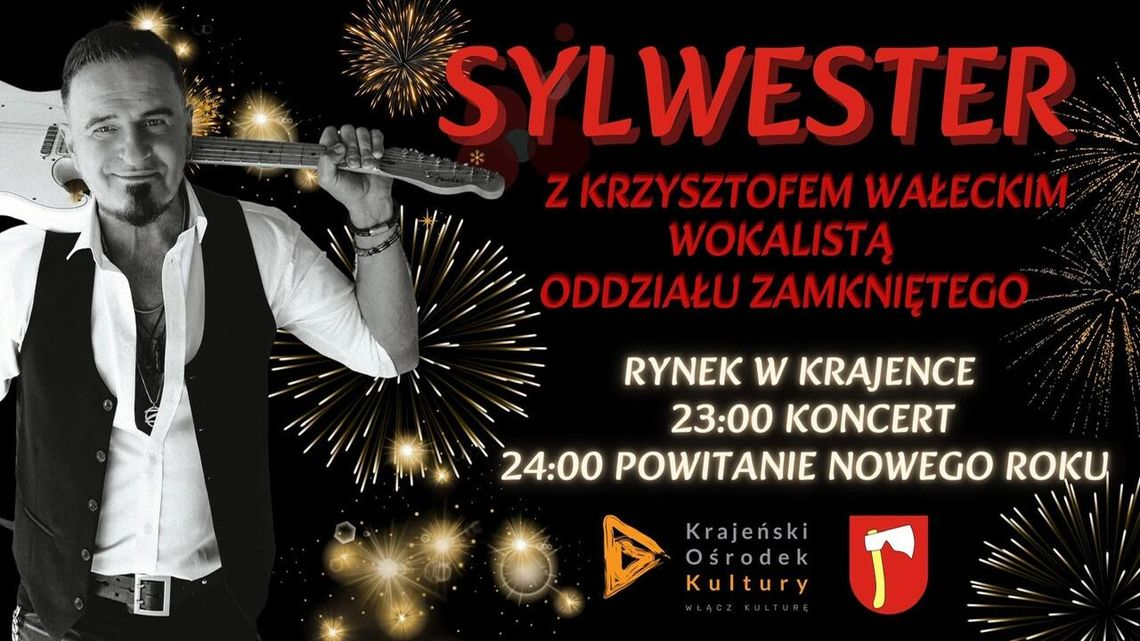 Sylwester pod gołym niebem w Krajence. Muzyczne powitanie Nowego Roku na Rynku