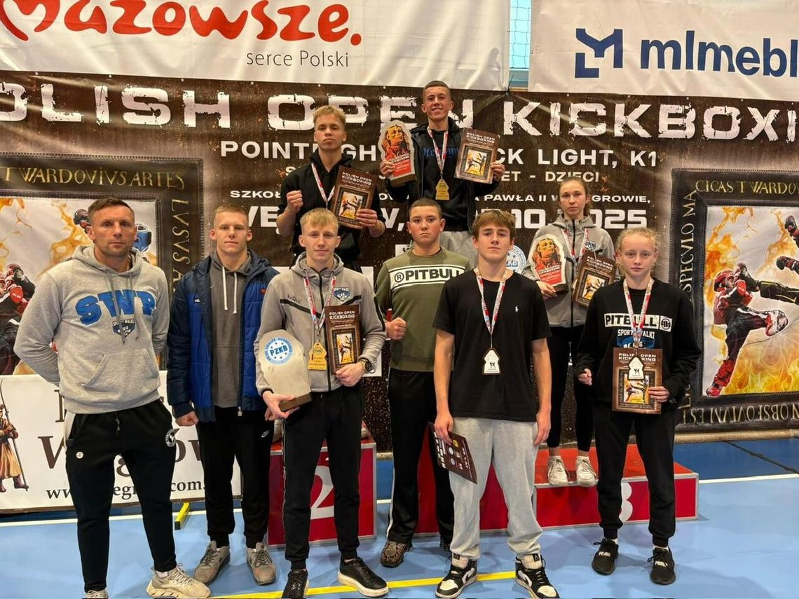 Sześć medali dla zawodników MLKS Spider Złotów i Sporty Walki Piła na Polish Open w Węgrowie