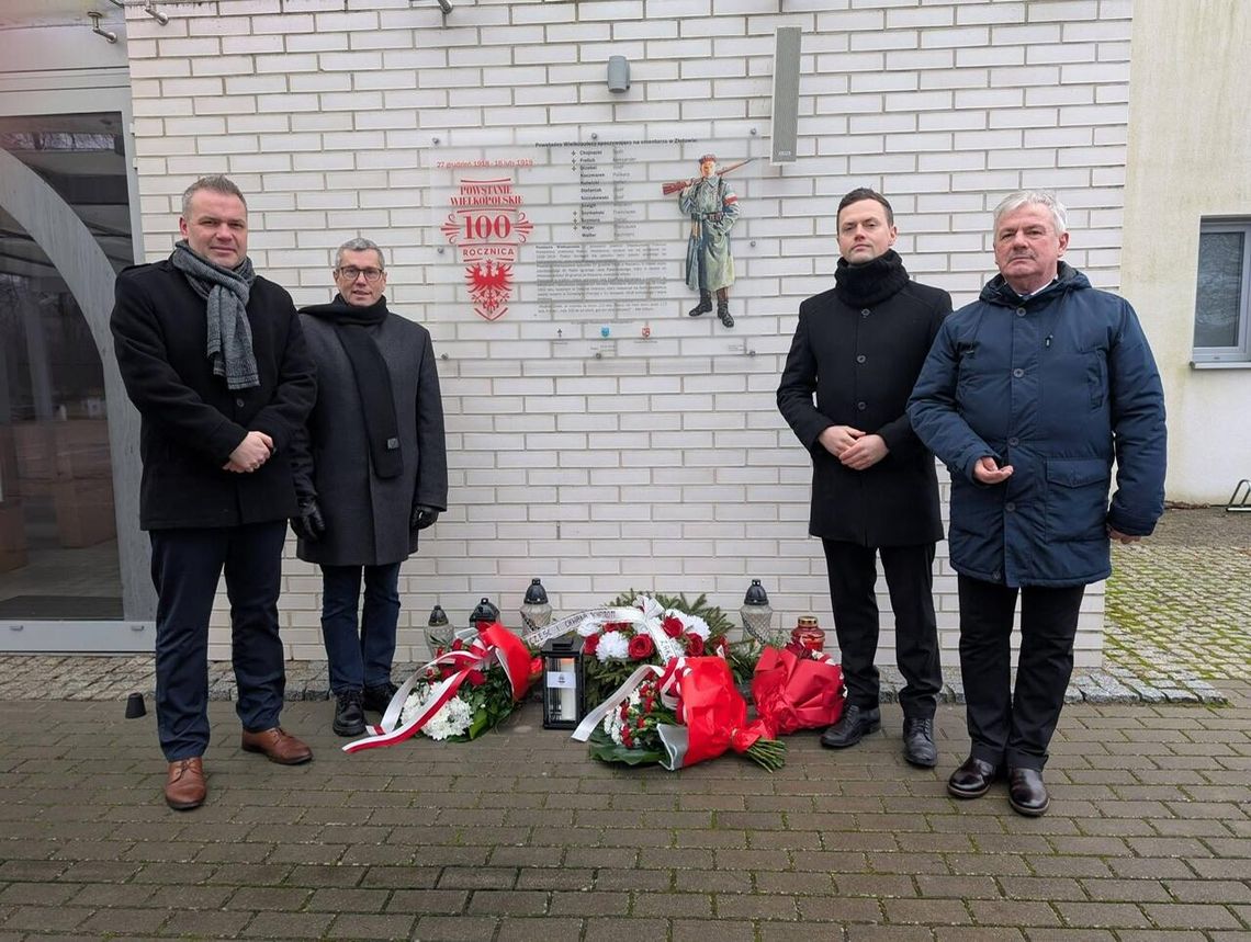 Uczcili rocznicę wybuchu Powstania Wielkopolskiego w Złotowie