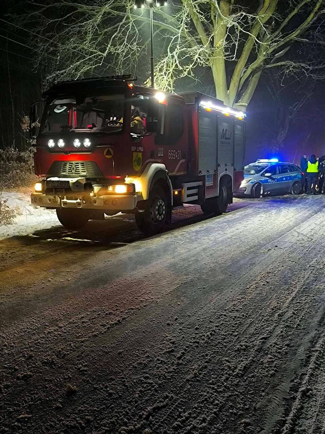 Wypadek drogowy na trasie Lipka – Czyżkowo Wypadek drogowy na trasie Lipka – Czyżkowo