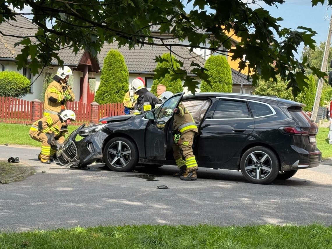 Wypadek przy ul. Potulickich w Złotowie