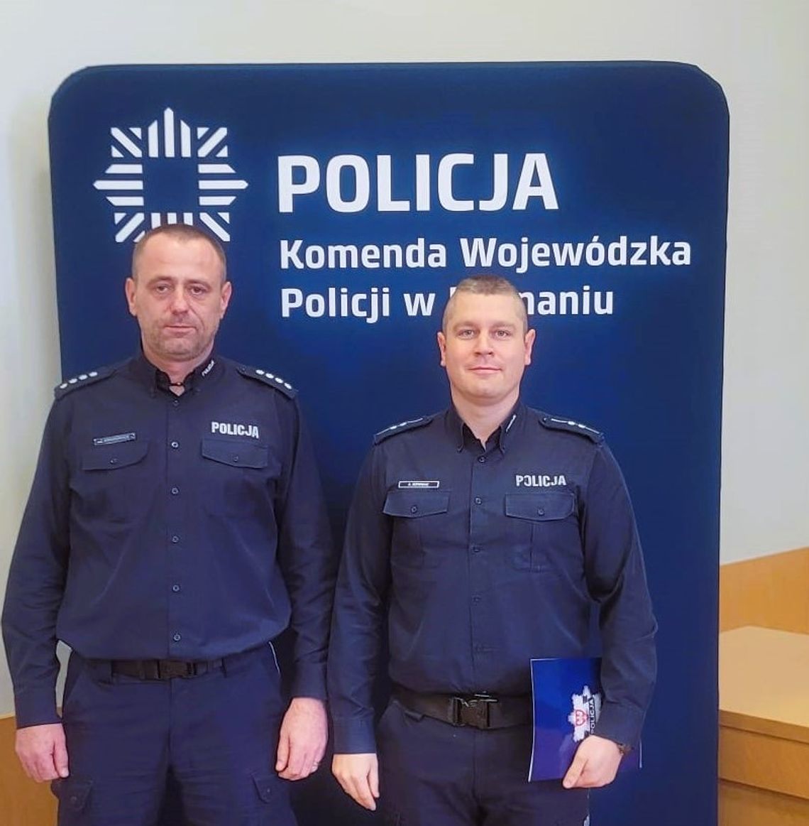 Wyróżnienie dla złotowskiego policjanta