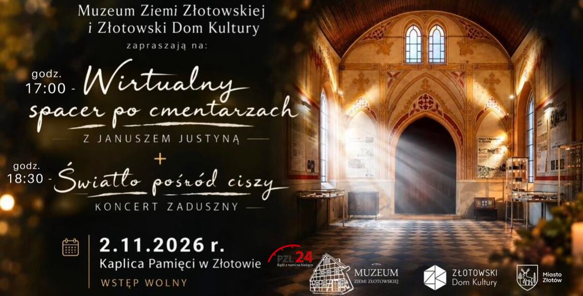 Zaduszki w złotowskiej nekropolii Zaduszki w złotowskiej nekropolii