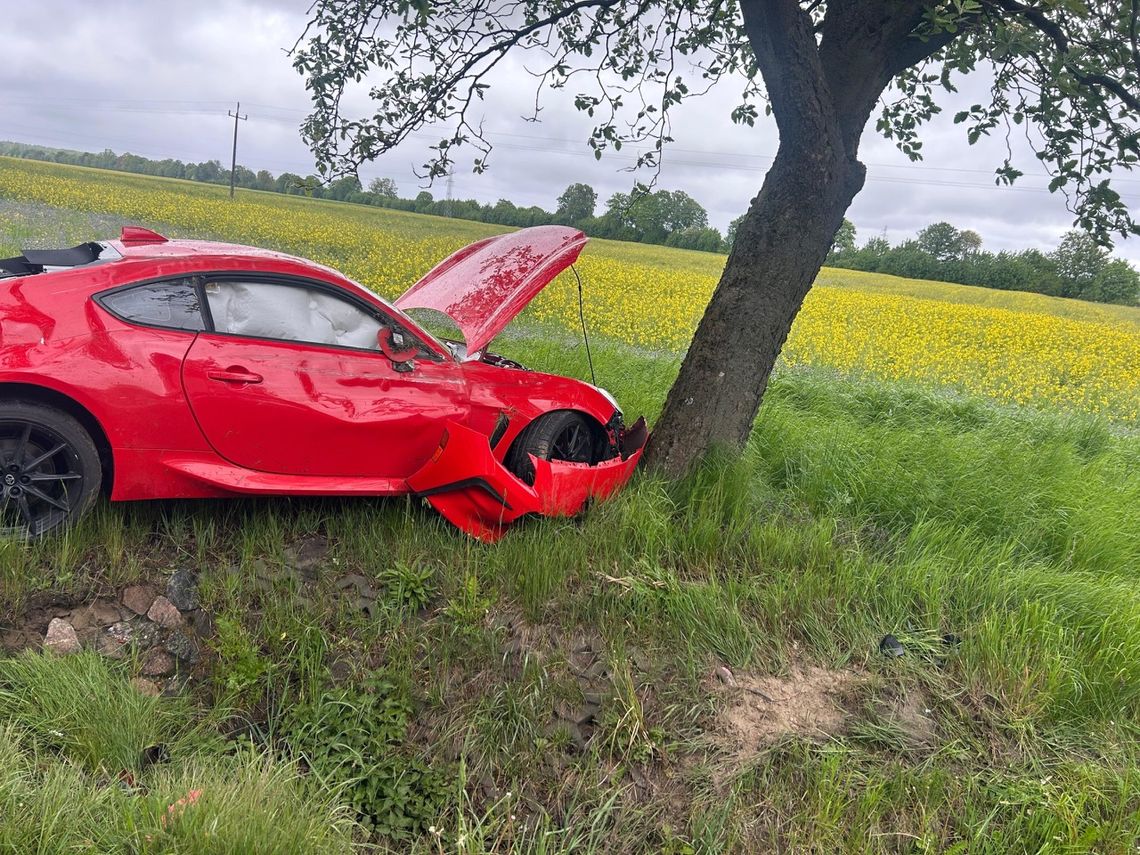 Zdarzenie drogowe w Lotyniu – interweniowały służby ratunkowe