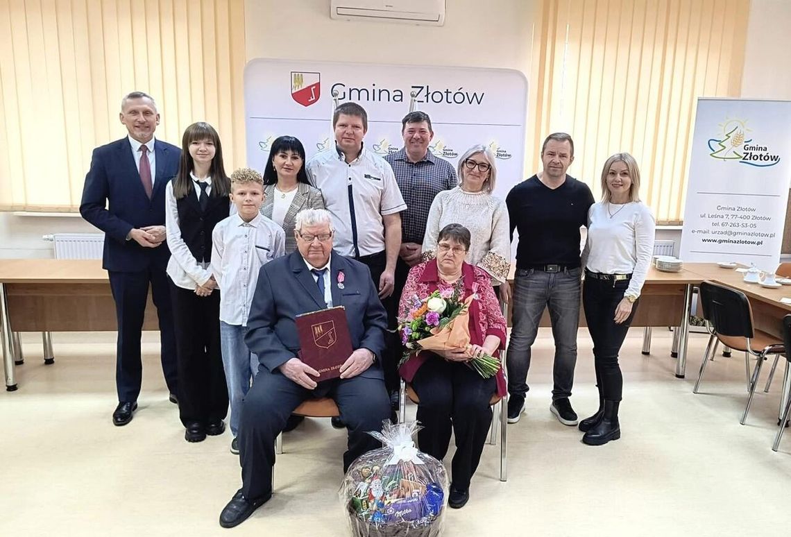 Złote Gody w Urzędzie Gminy Złotów. 50 lat wspólnej drogi Państwa Tomasików