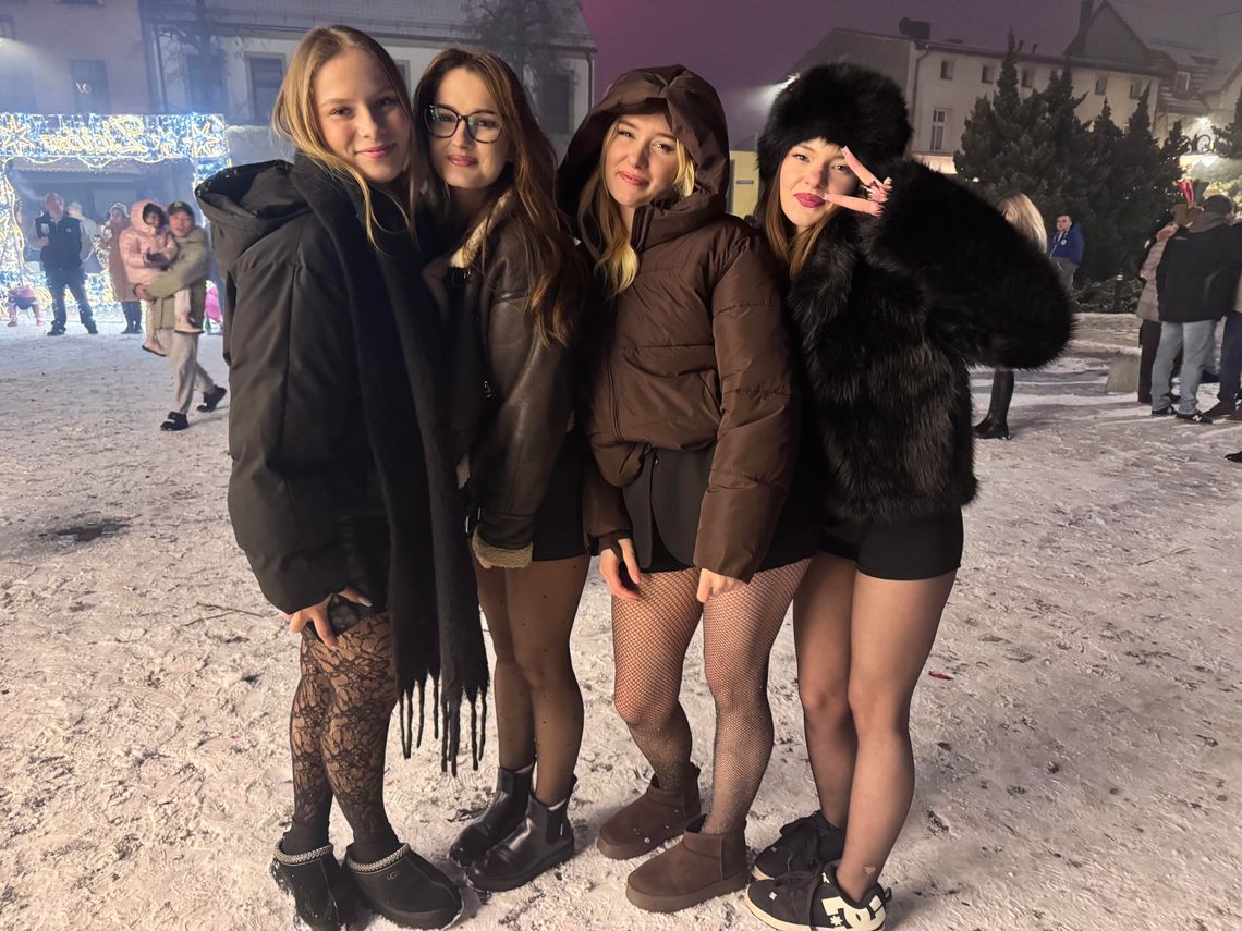 Złotów powitał Nowy Rok 2026 na Placu Paderewskiego