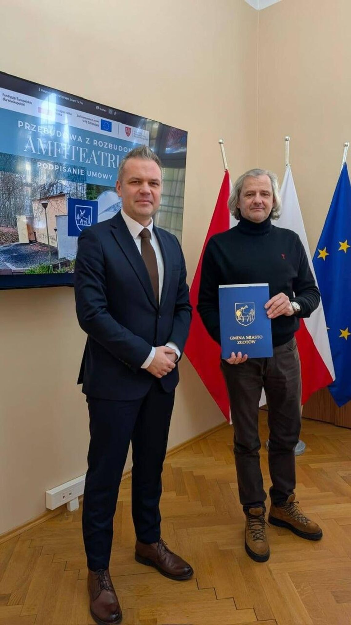 Złotów stawia na kulturę: podpisano umowę na przebudowę i rozbudowę amfiteatru