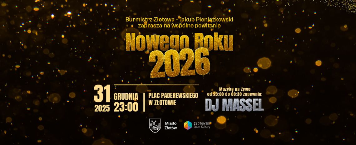 Złotowianie przywitają Nowy Rok na Placu Paderewskiego