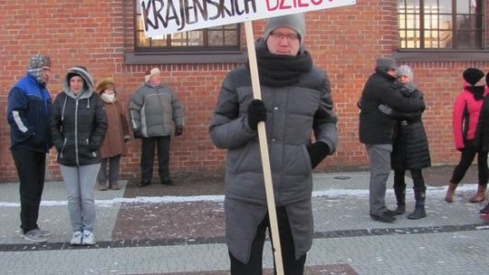 Protest w Krajence